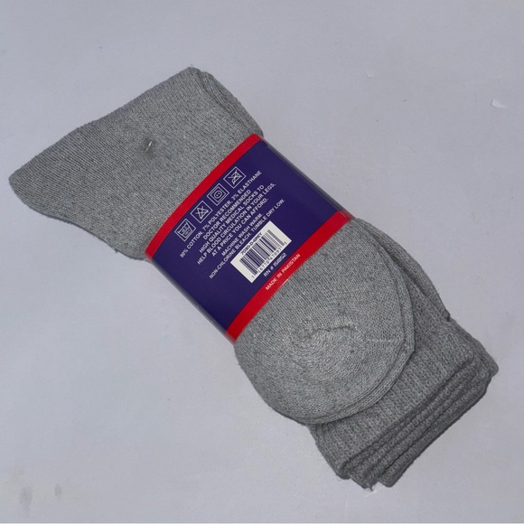 3 pairs Diabetic & Circulatory Men's size 9-11 Gray Socks NWT - Picture 7 of 10